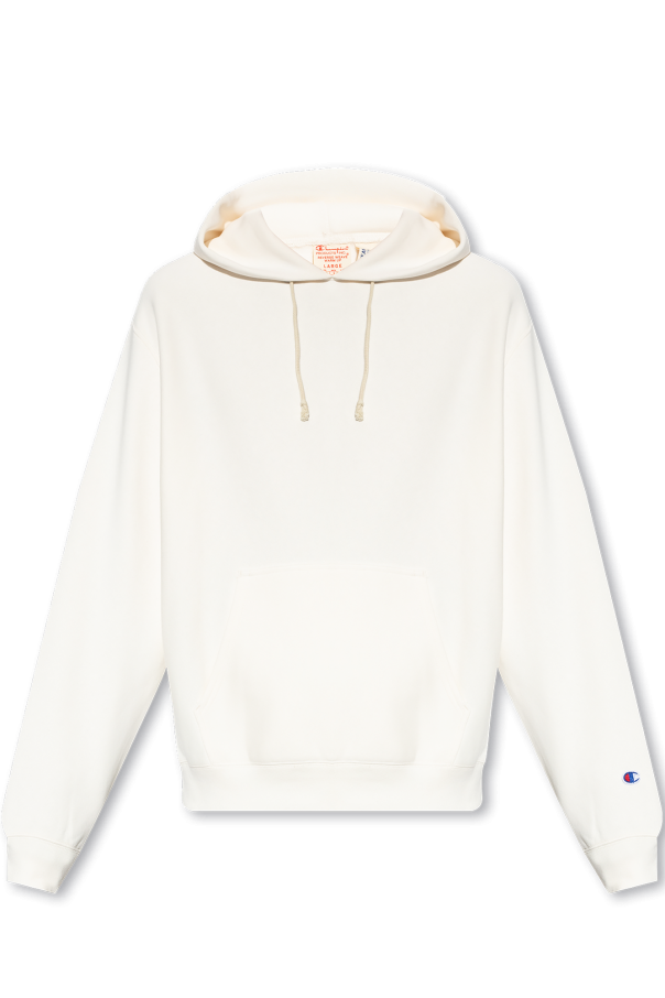 Cream white champion clearance hoodie